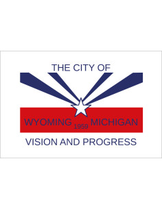 Bandera de Wyoming. Michigan