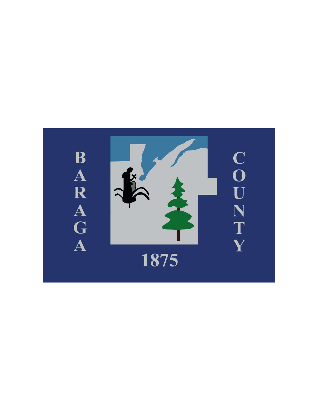 Bandera del Condado de Baraga