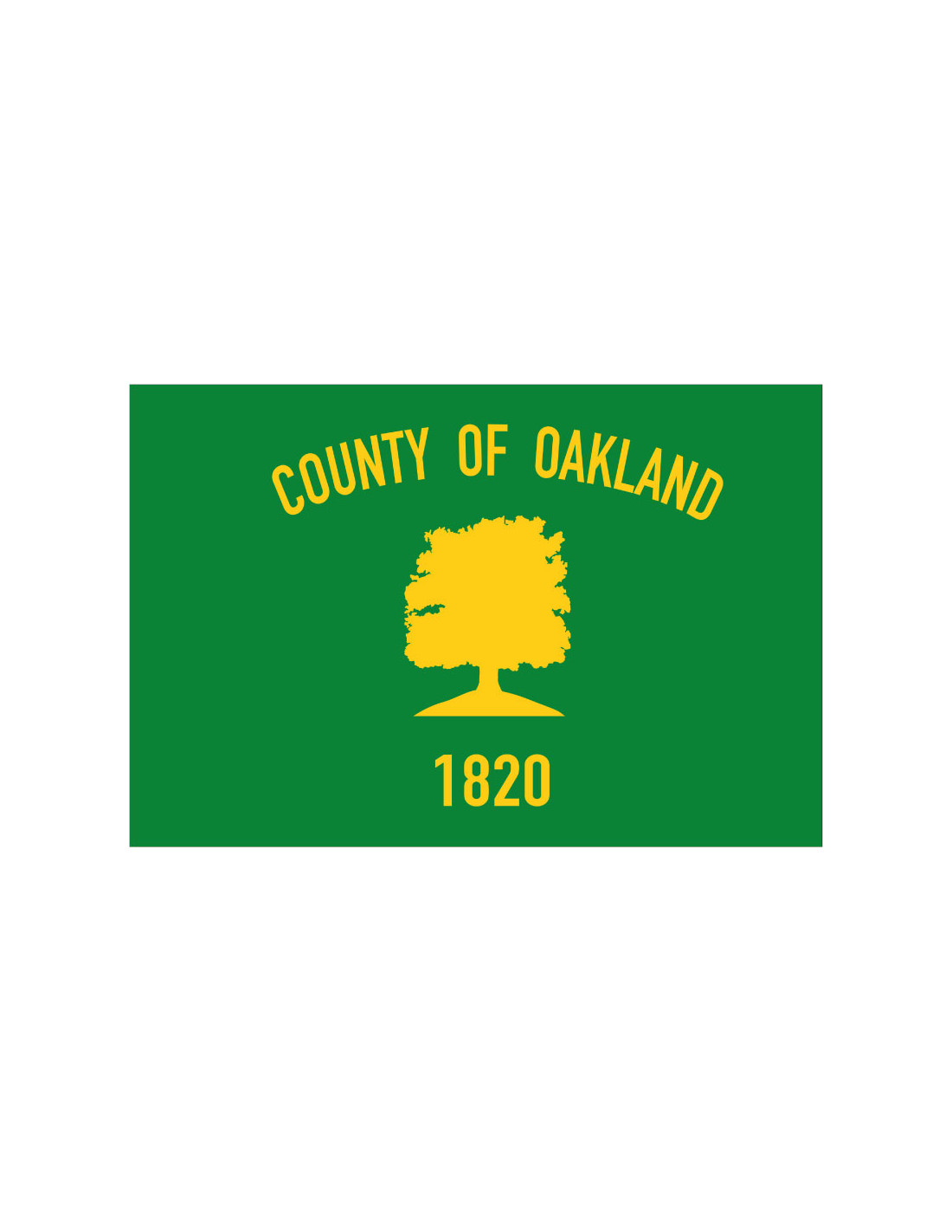 Bandera del Condado de Oakland