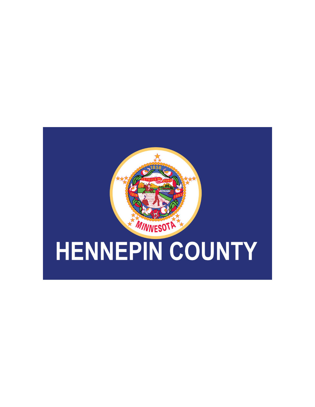 Bandera del Condado de Hennepin