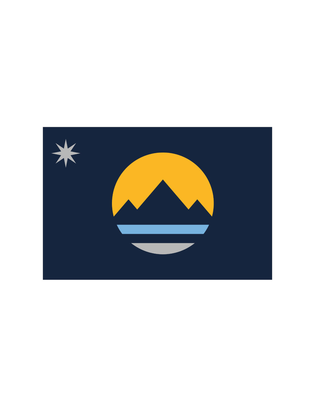 Bandera de Reno. Nevada