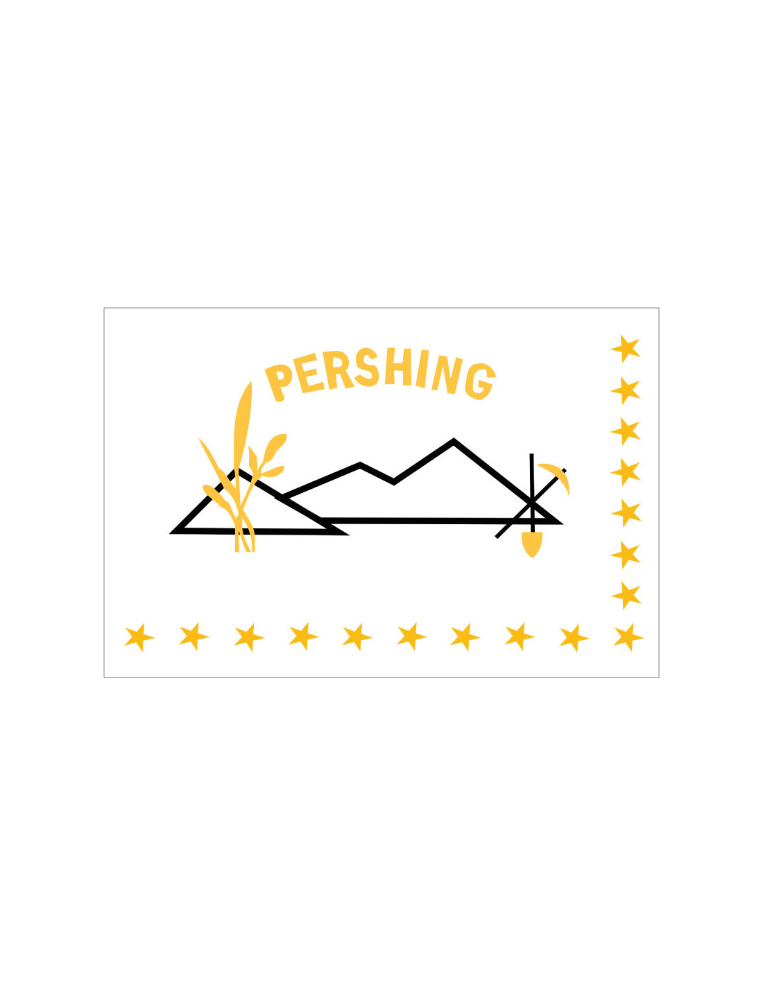 Bandera del Condado de Pershing