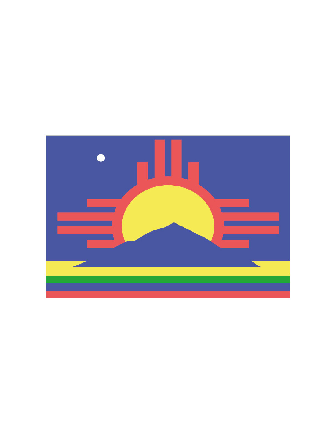 Bandera de Roswell. New Mexico