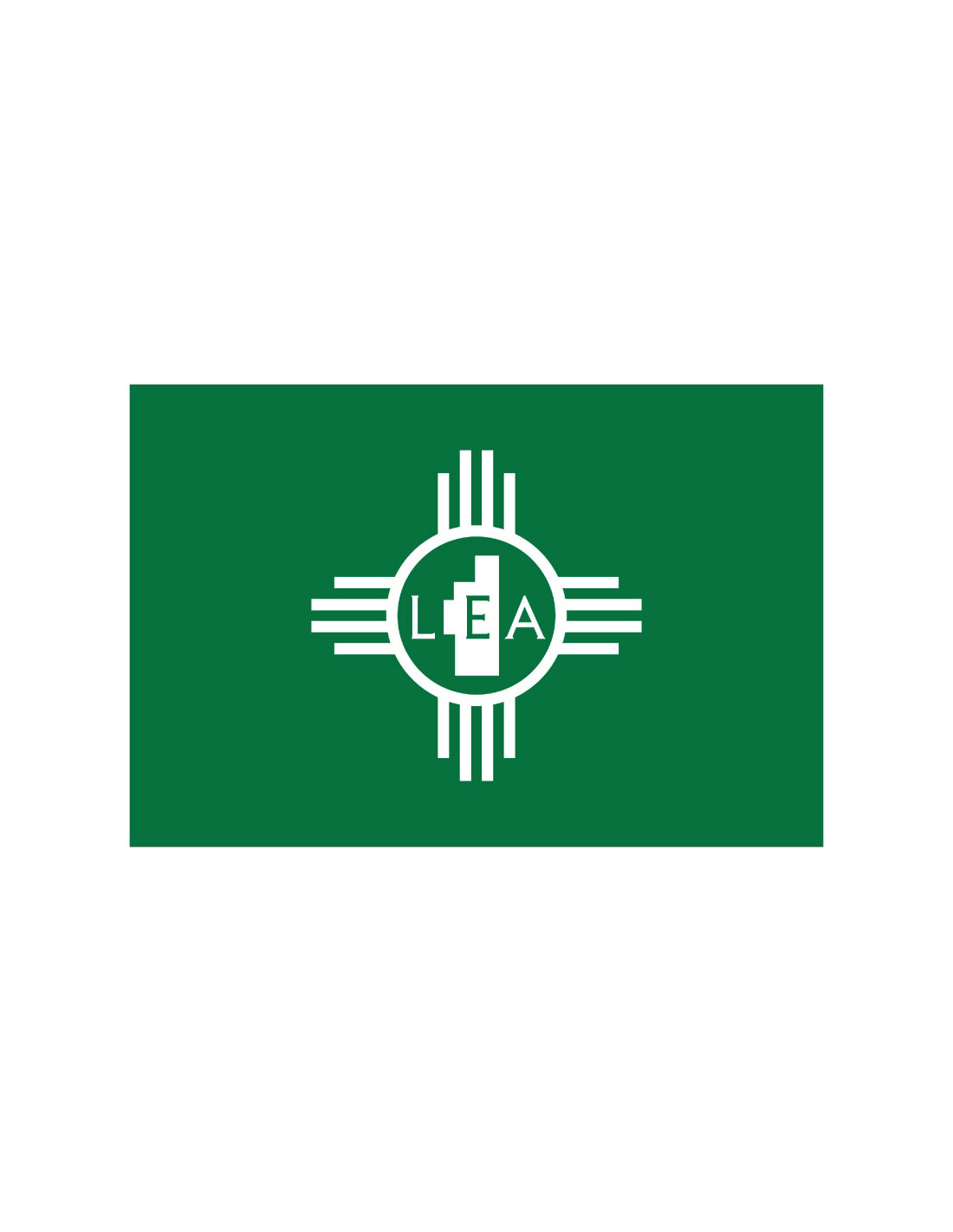 Bandera del Condado de Lea