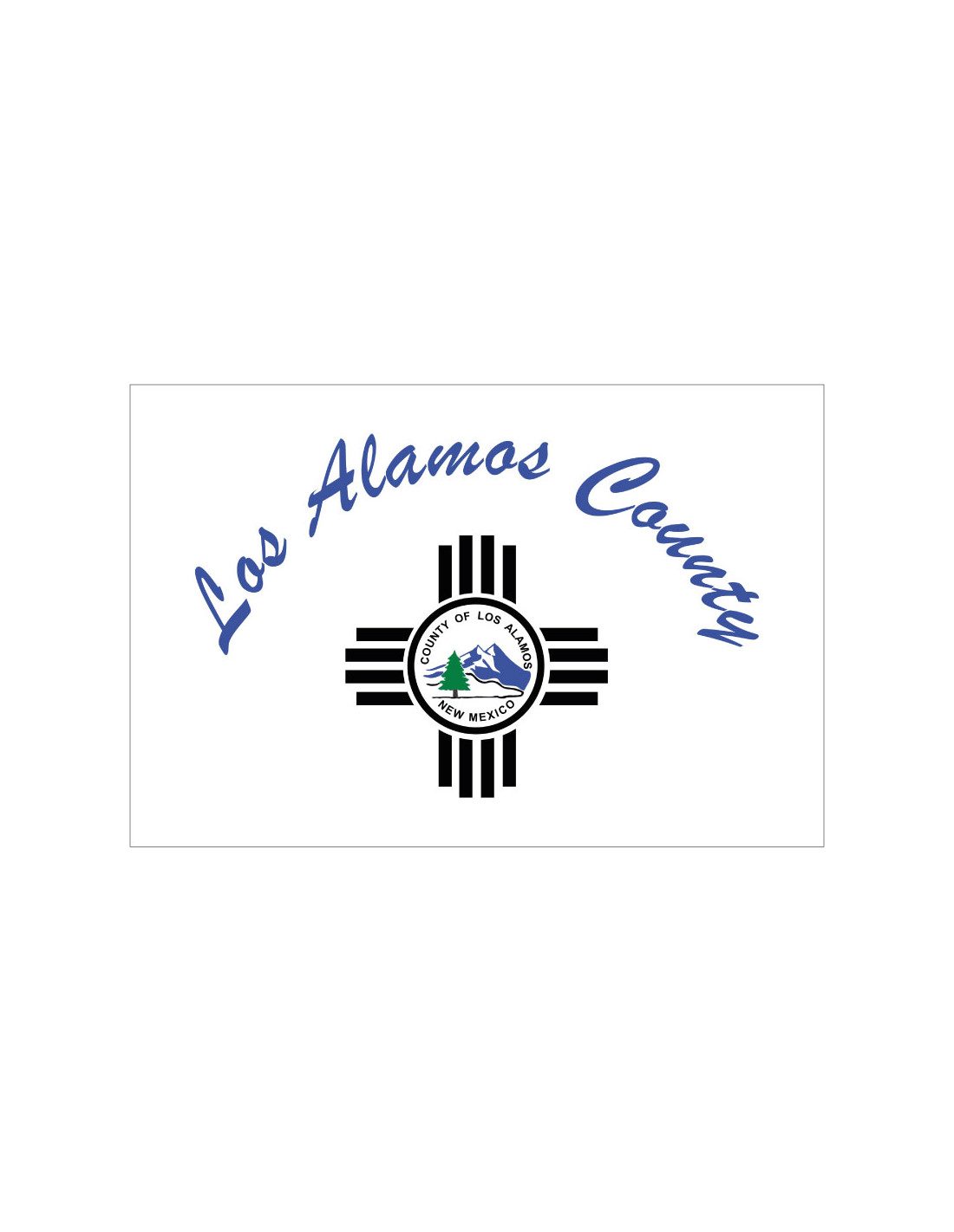 Bandera del Condado de Los Alamos