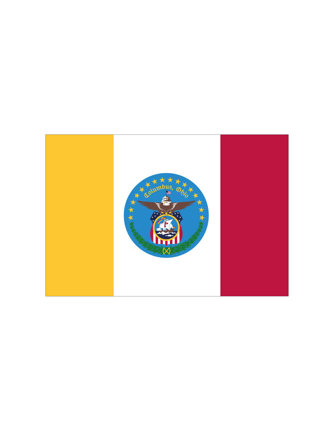 Bandera de Columbus. Ohio