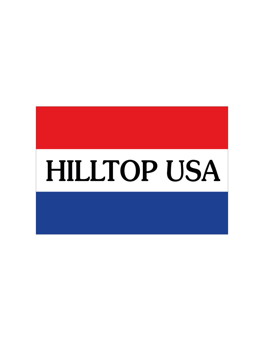 Bandera de Hilltop. Ohio