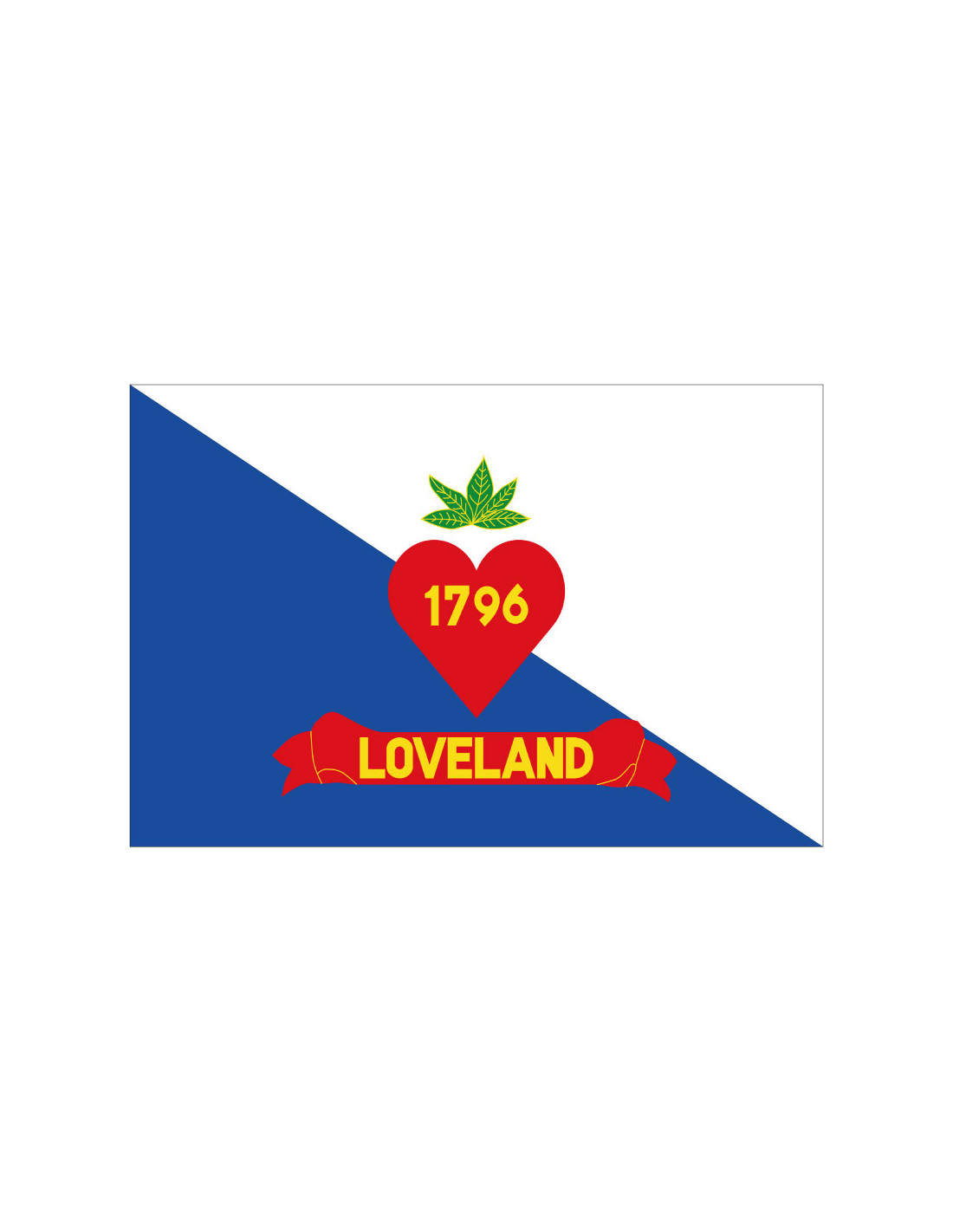 Bandera de Loveland. Ohio