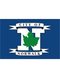 Bandera de Norwalk. Ohio