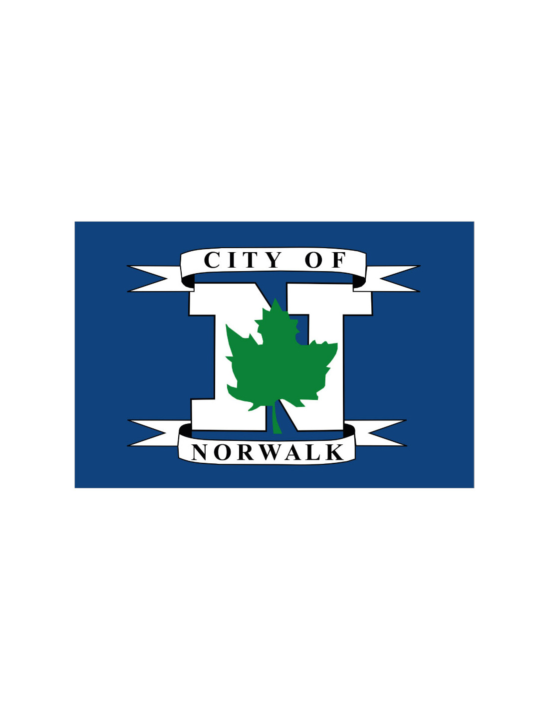 Bandera de Norwalk. Ohio