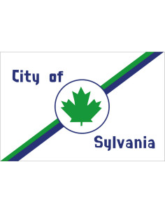 Bandera de Sylvania. Ohio