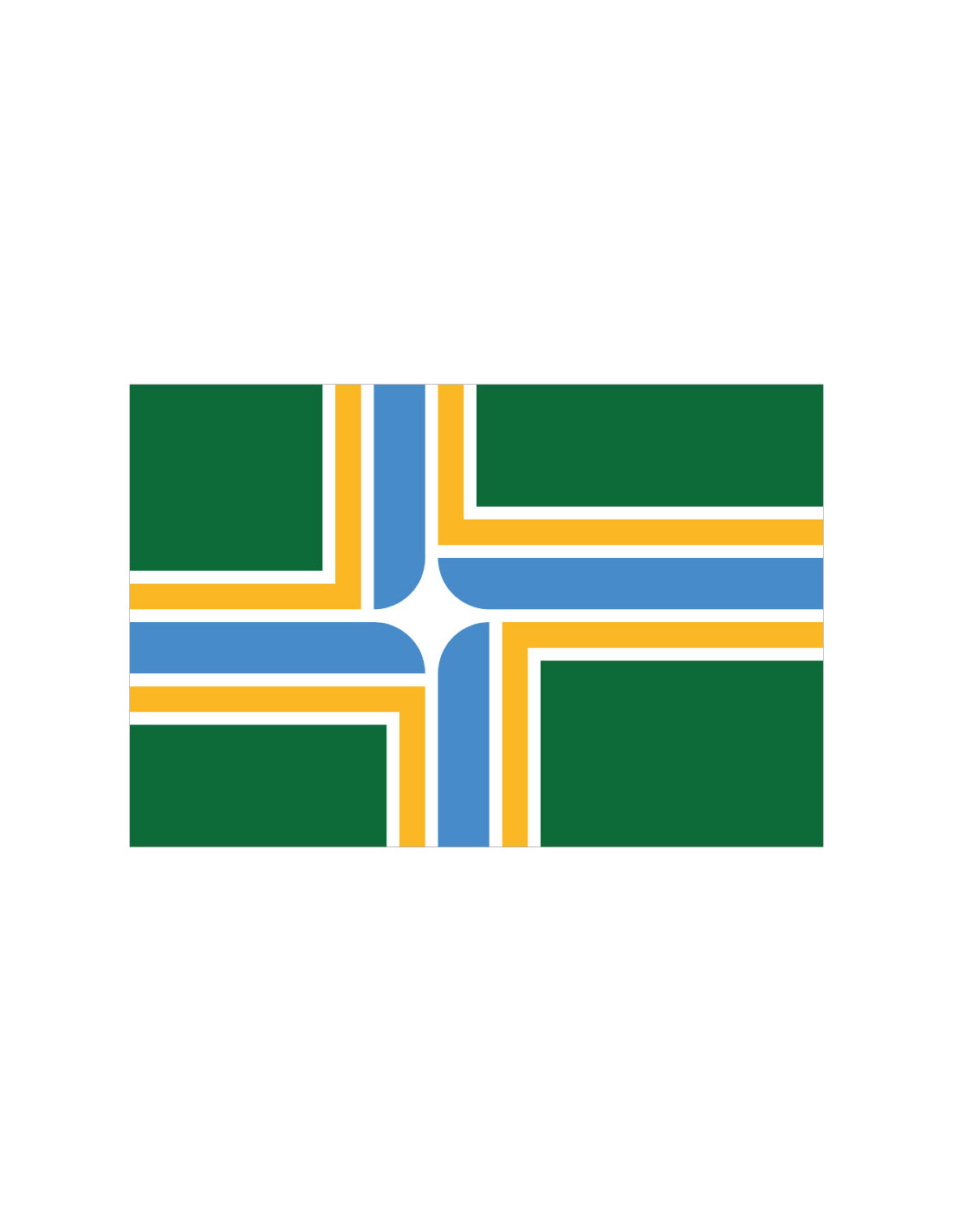 Bandera de Portland. Oregon