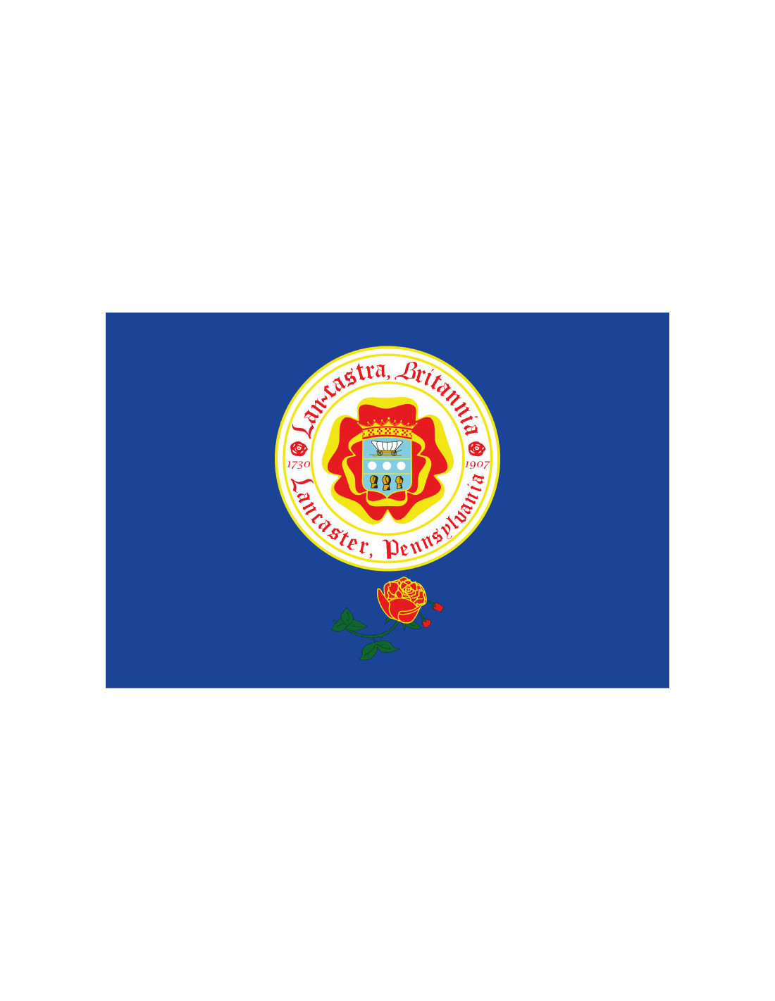 Bandera de Lancaster. Pennsylvania