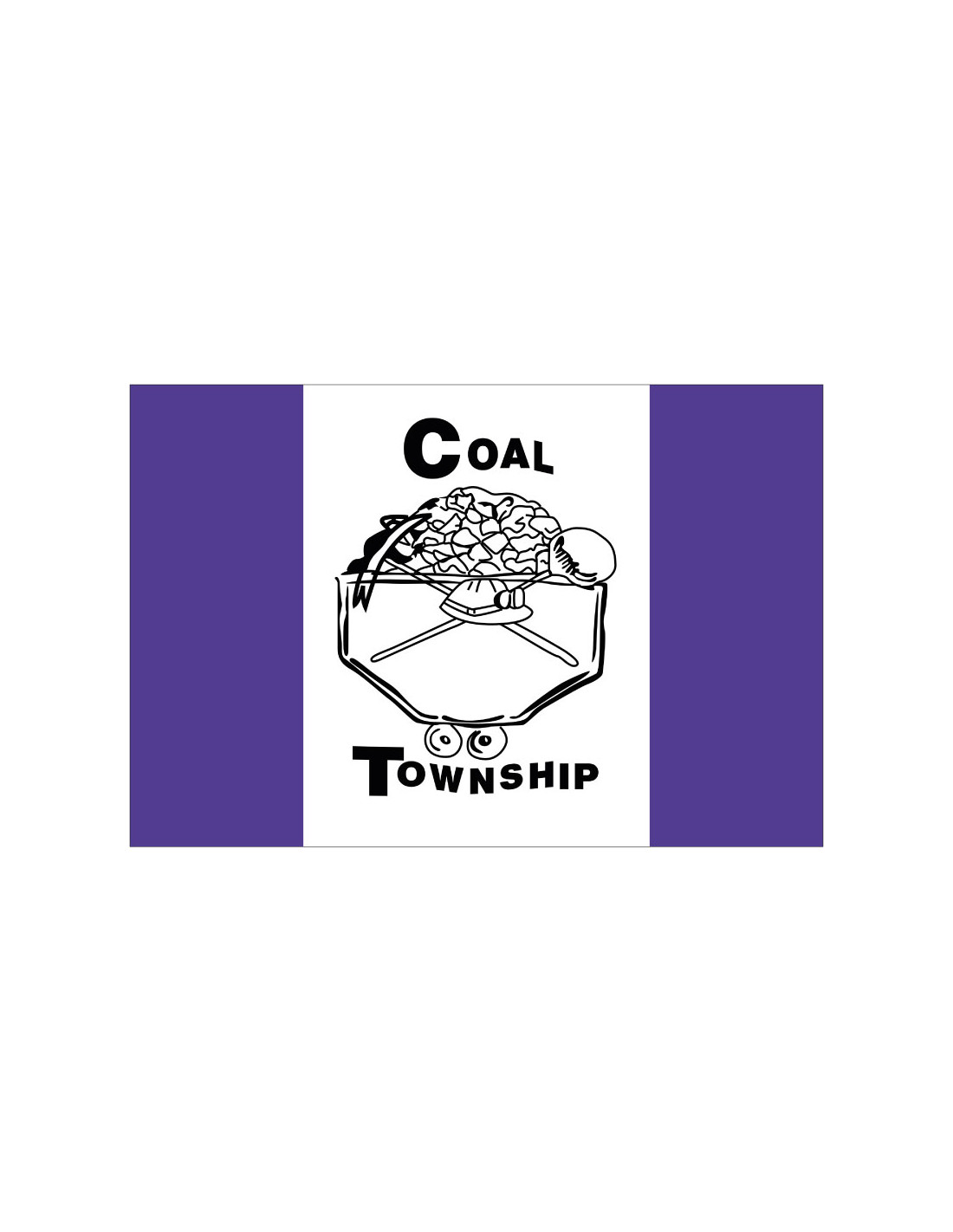 Bandera de Coal Township. Pennsylvania