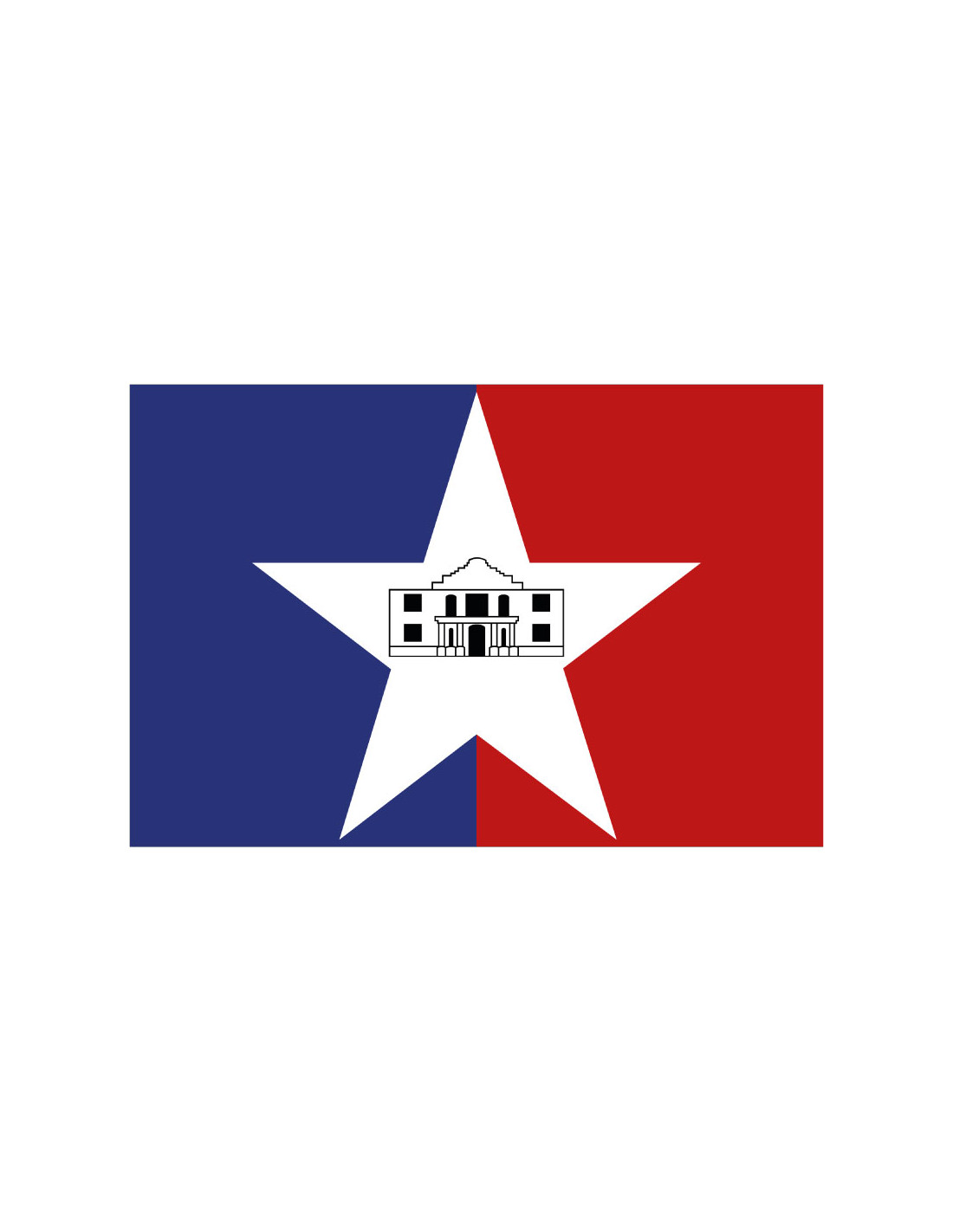 Bandera de San Antonio. Texas