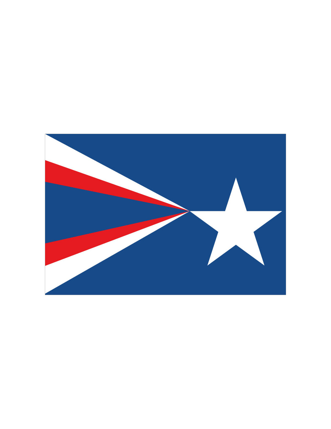 Bandera de Anthony. Texas