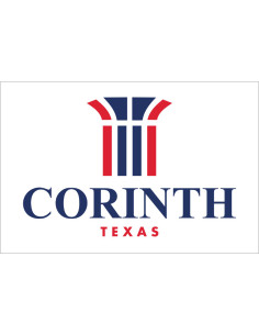 Bandera de Corinth. Texas