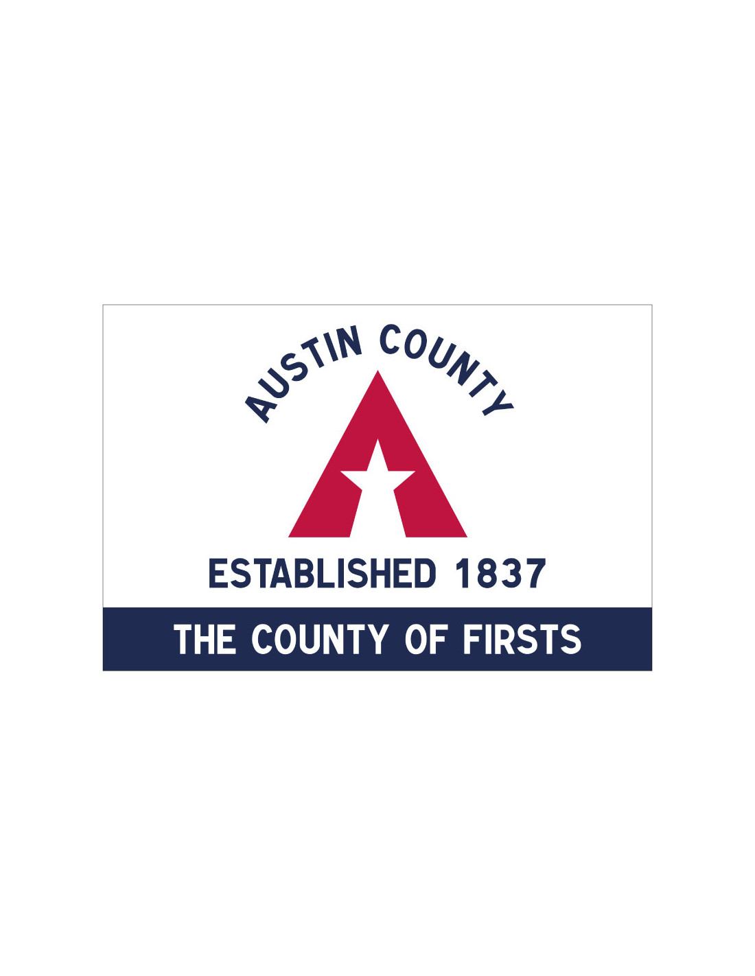 Bandera del Condado de Austin