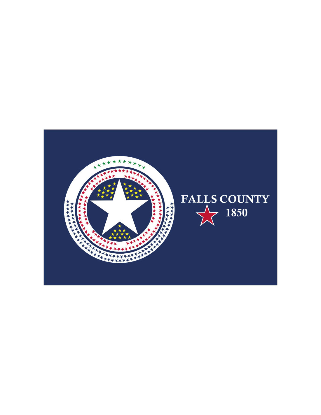 Bandera del Condado de Falls