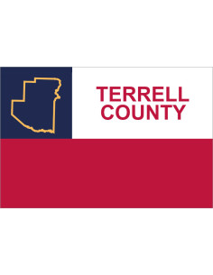 Bandera del Condado de Terrell