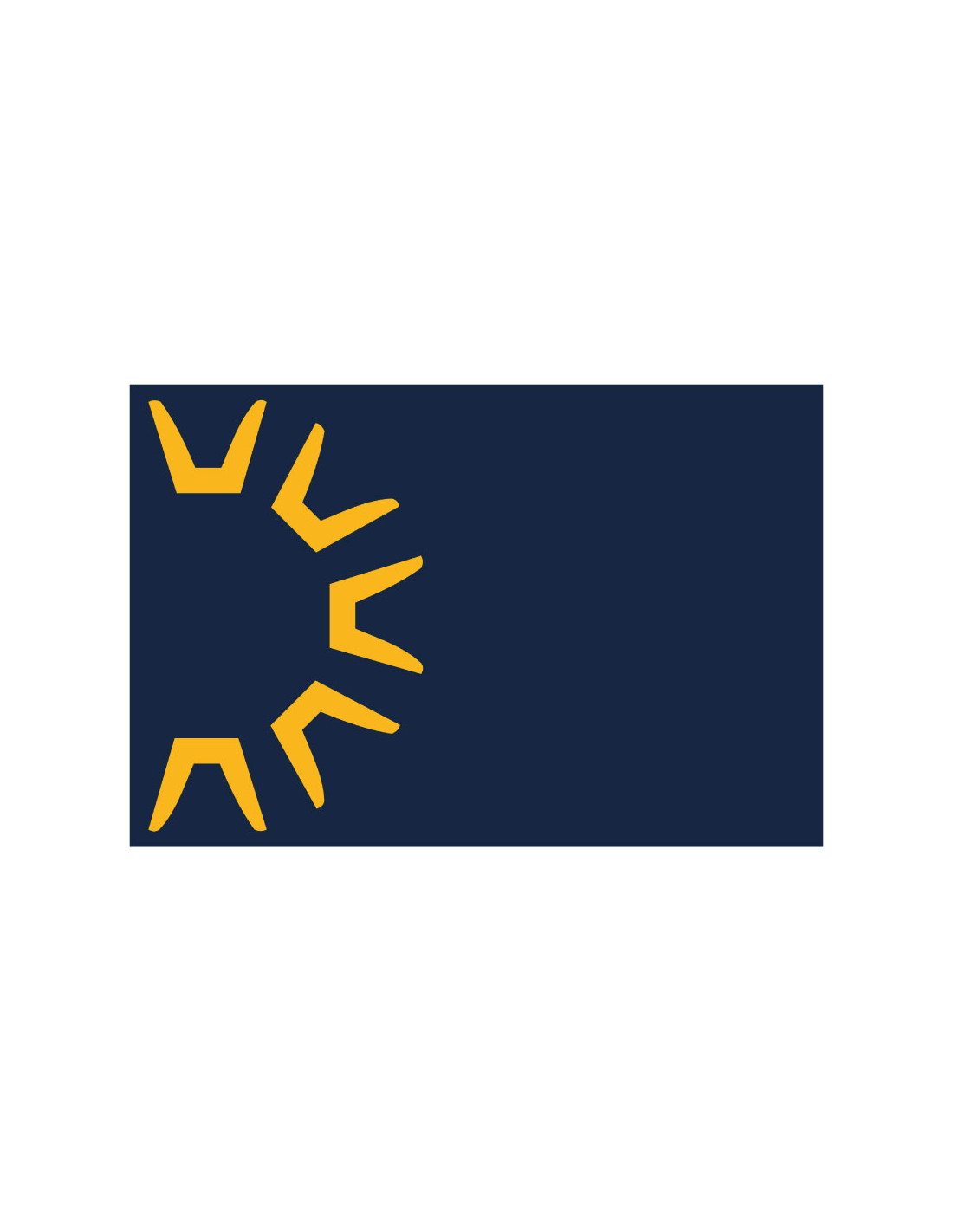 Bandera de St. George. Utah