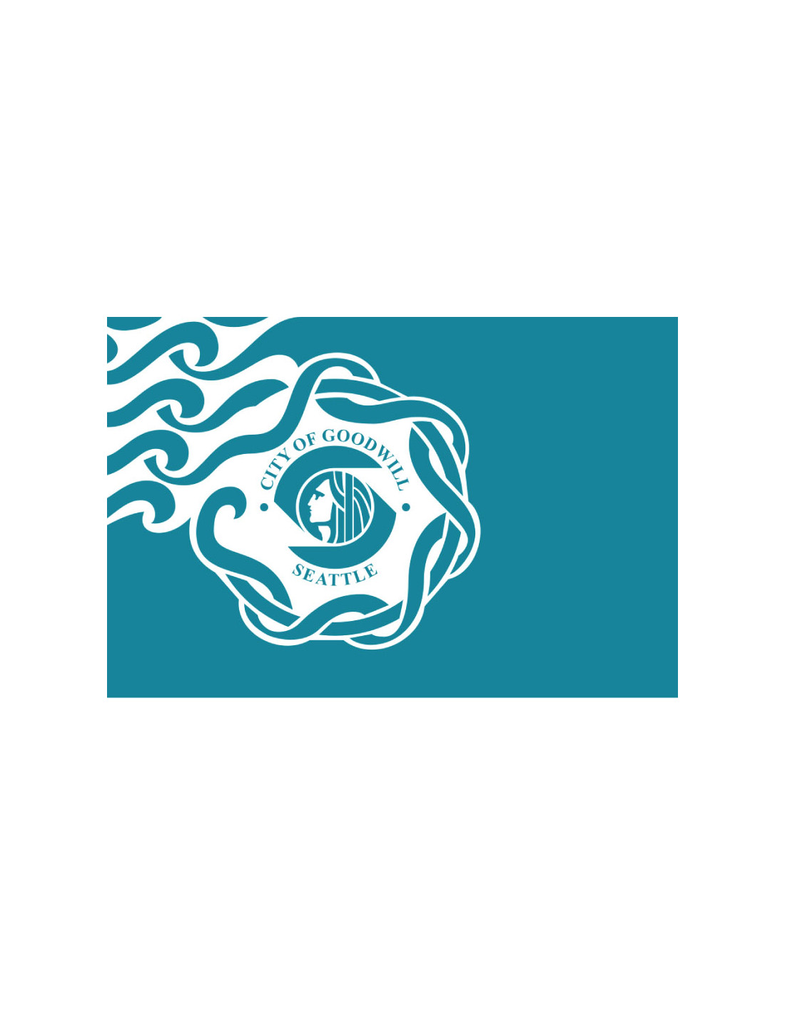 Bandera de Seattle. Washington