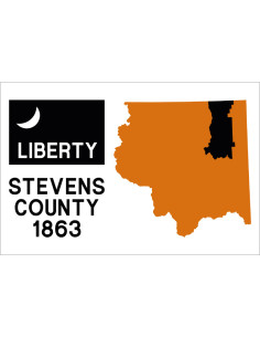 Bandera del Condado de Stevens