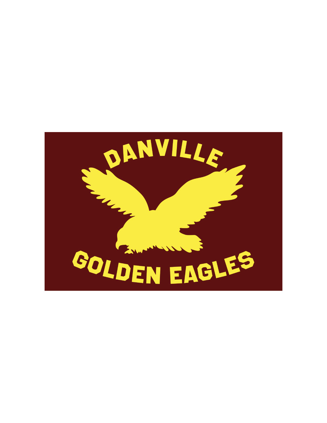 Bandera de Danville. West Virginia