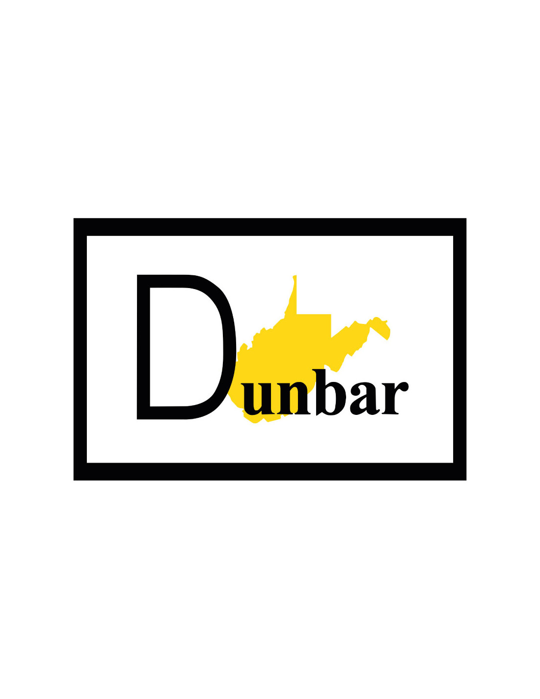 Bandera de Dunbar. West Virginia