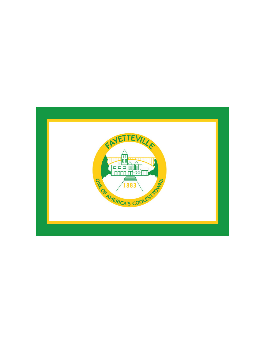 Bandera de Fayetteville