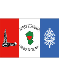 Bandera del Condado de Calhoun