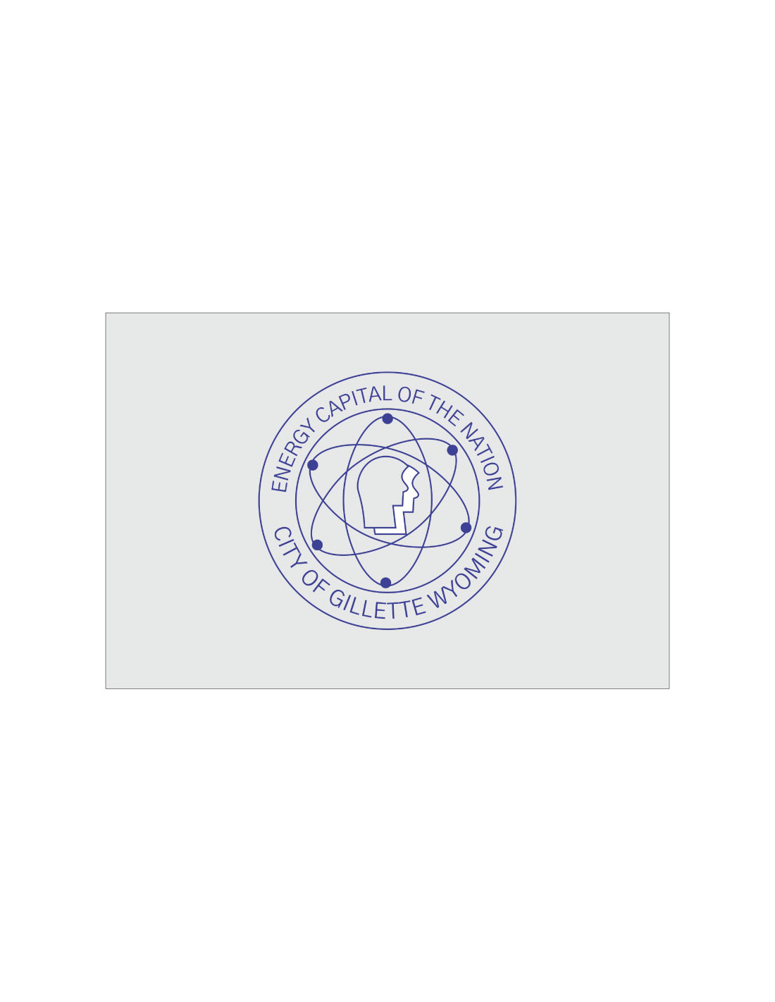 Bandera de Gillette. Wyoming