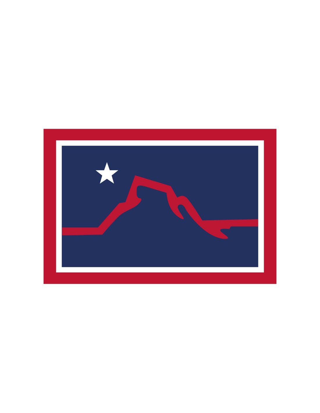 Bandera de Powell. Wyoming