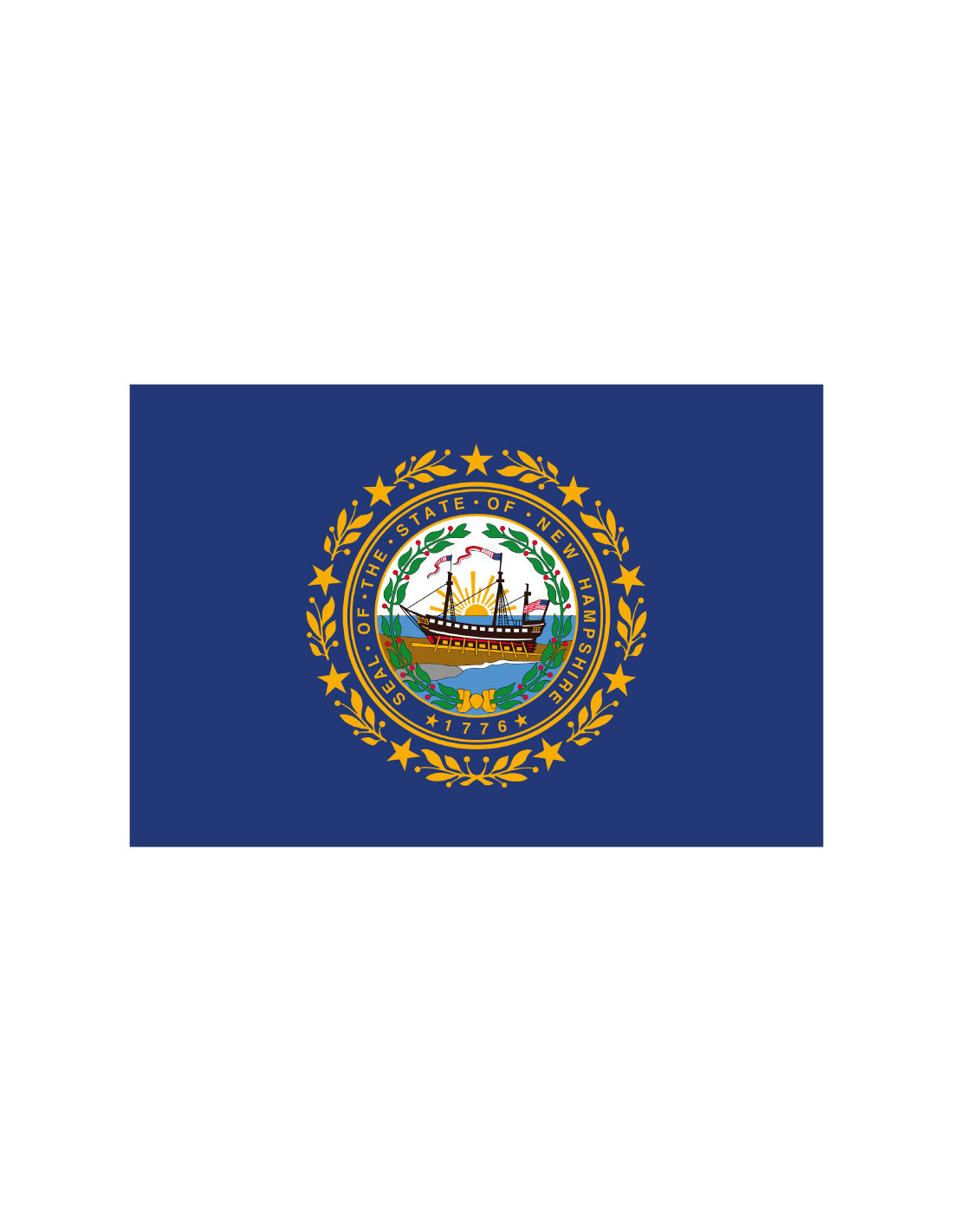 Bandera del Estado de New Hampshire