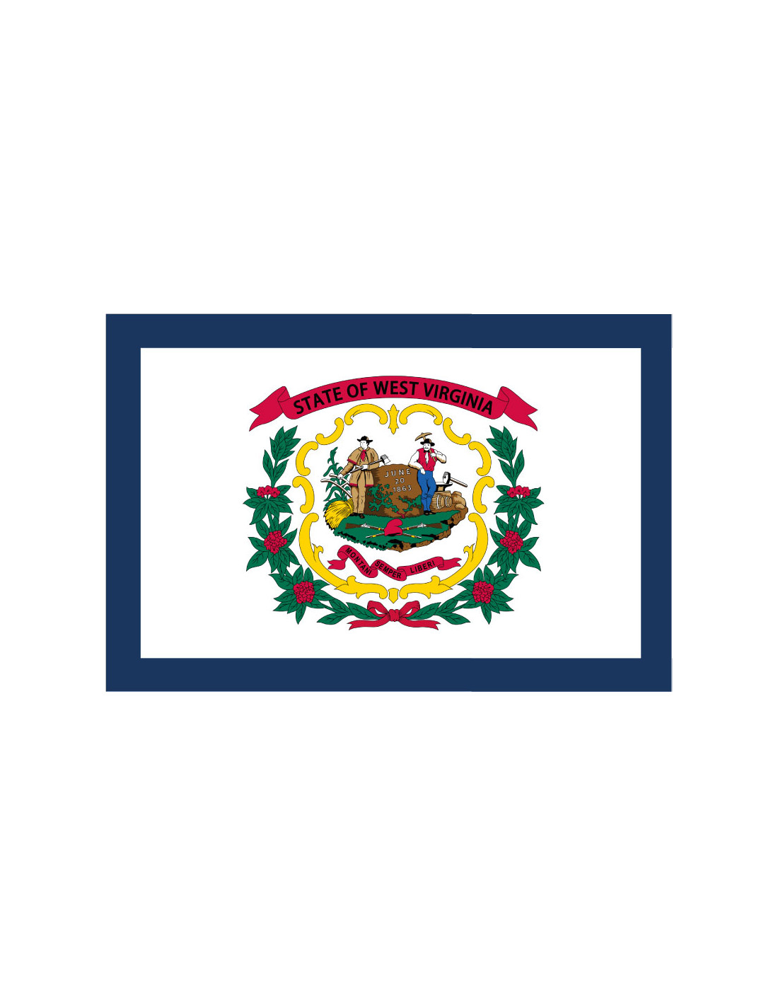 Bandera del Estado de West Virginia