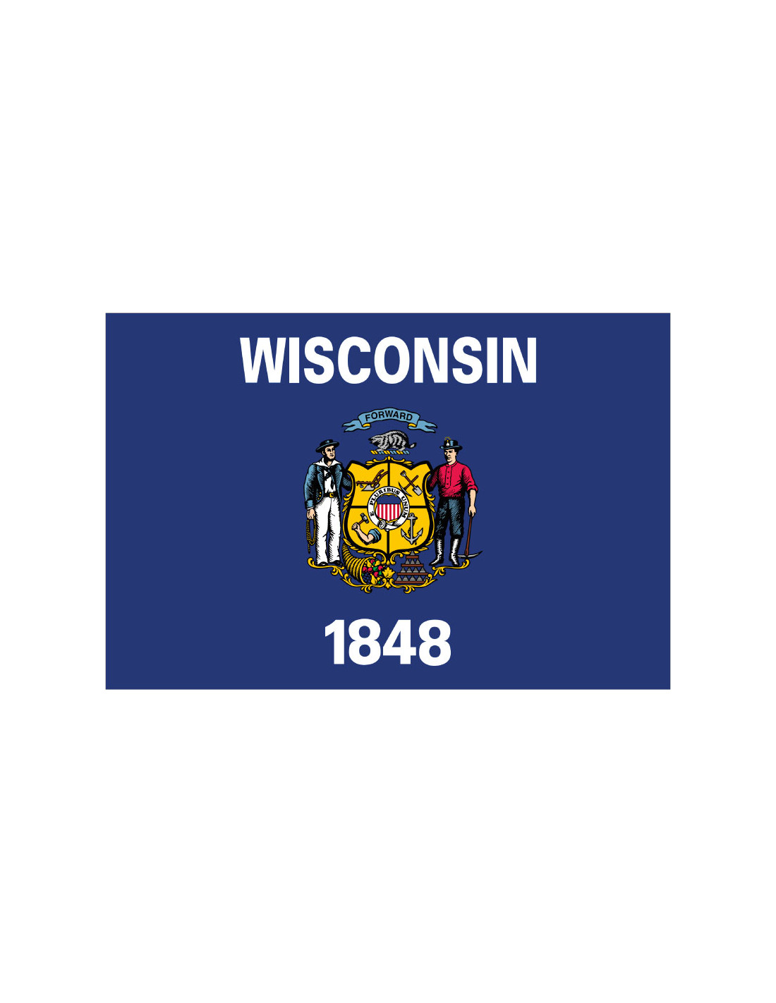 Bandera del Estado de Wisconsin