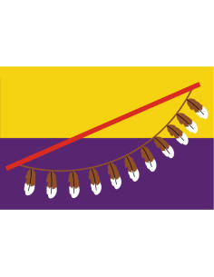 Bandera de los Pápago O'odham