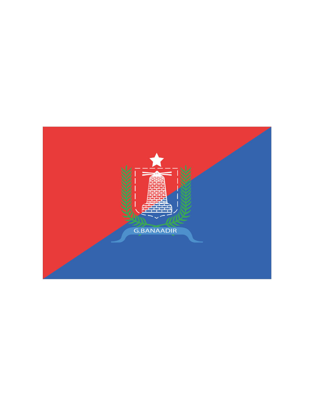 Bandera de Mogadiscio. Somalia