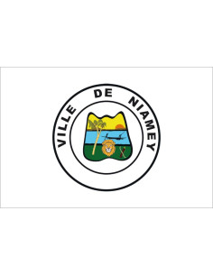 Bandera de Niamey. Niger