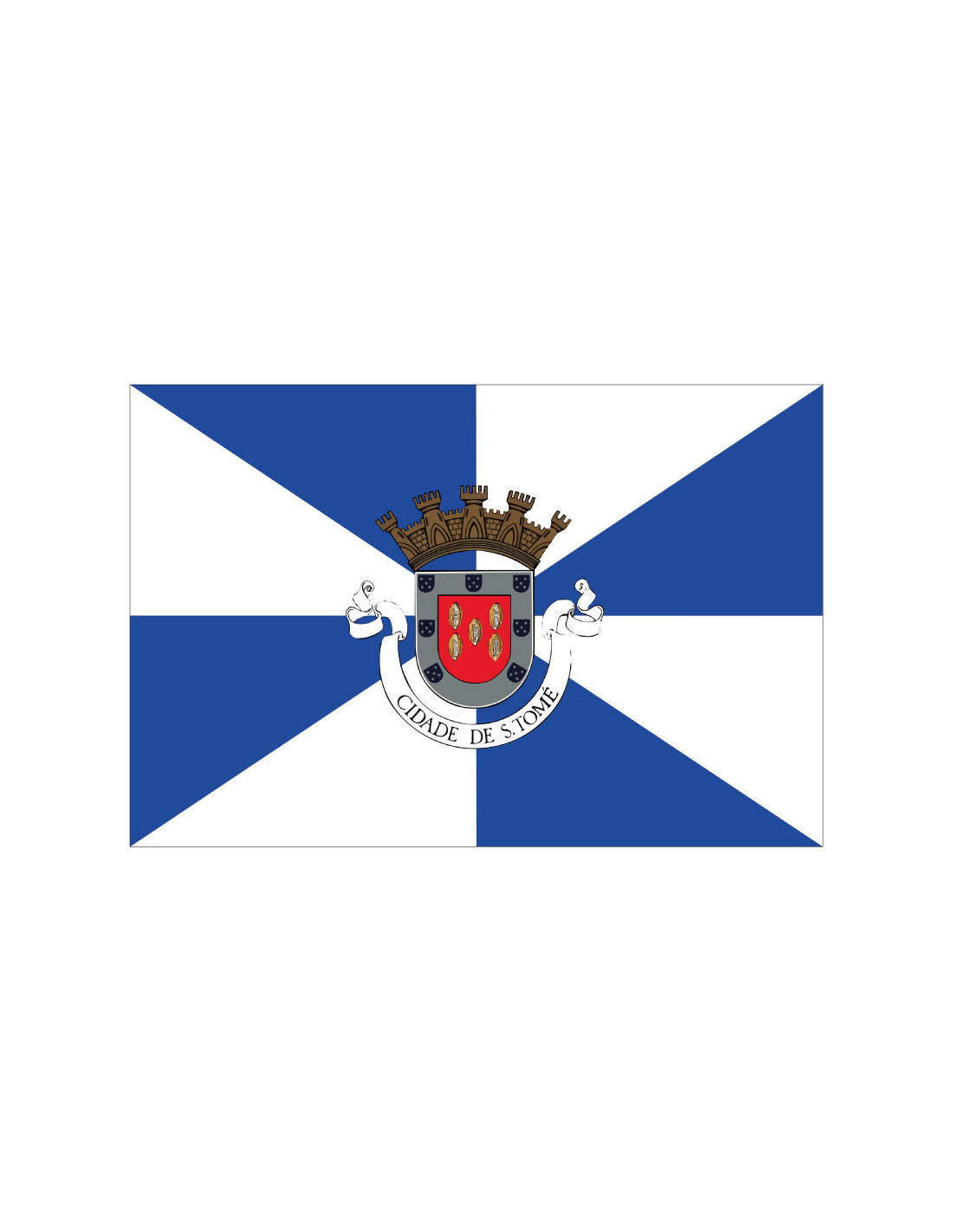 Bandera de Santo Tomé. Santo Tomé y Príncipe