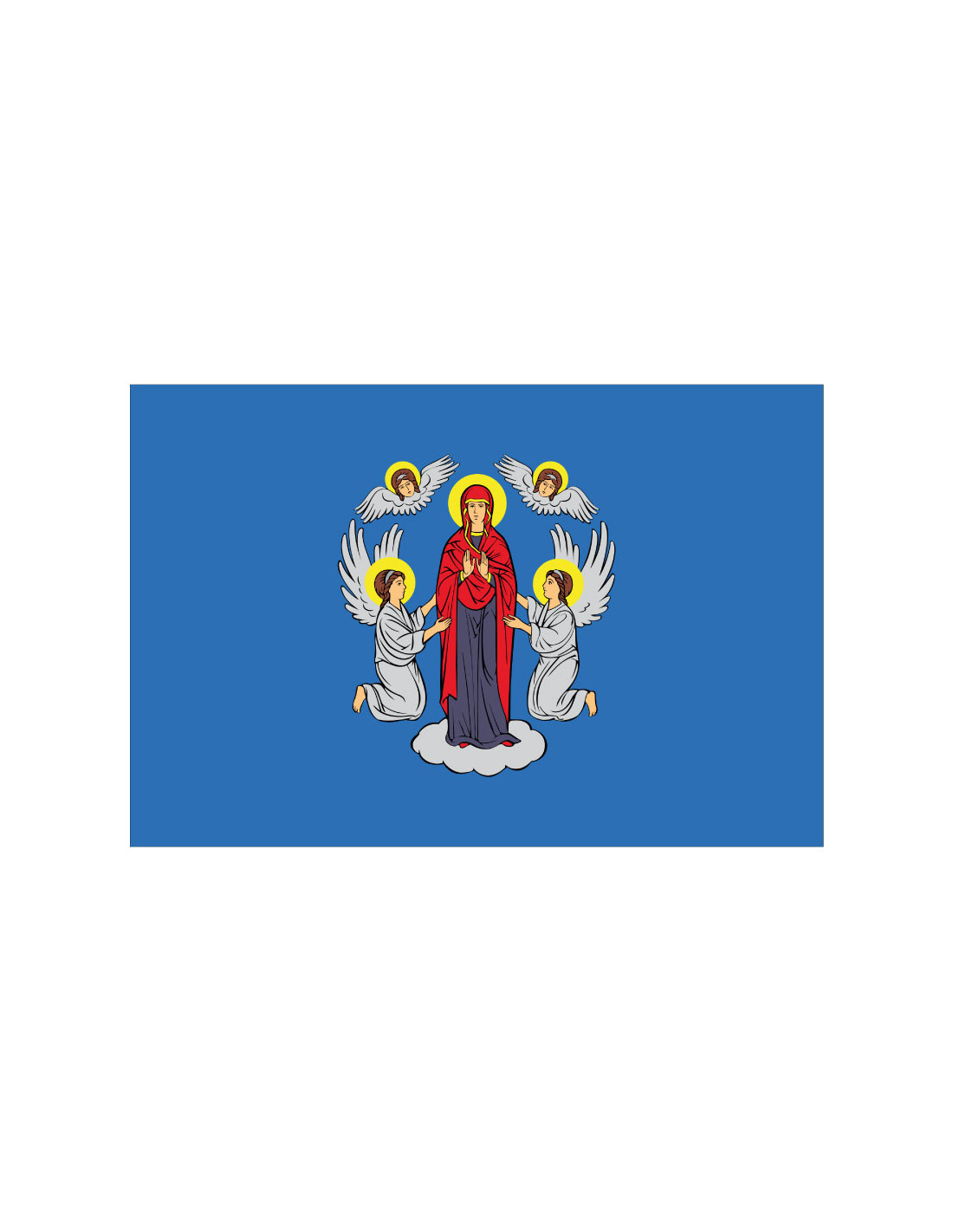 Bandera de Minsk. Bielorrusia