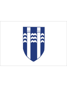 Bandera de Reikiavik. Islandia