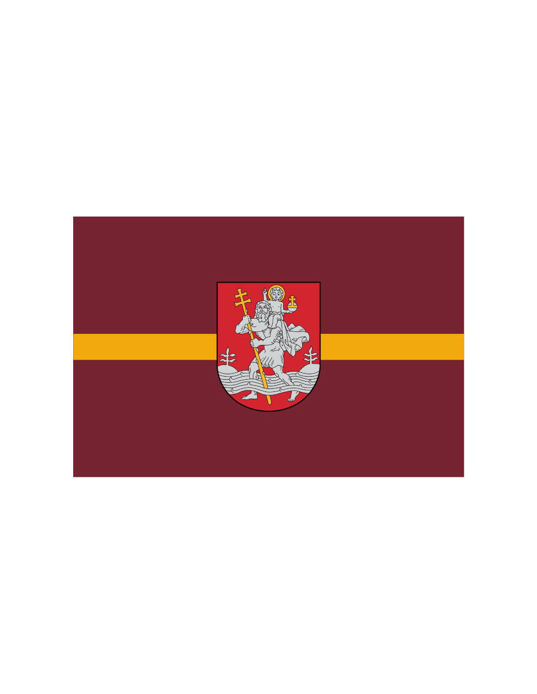 Bandera de Vilna. Lituania