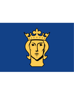 Bandera de Estocolmo. Suecia