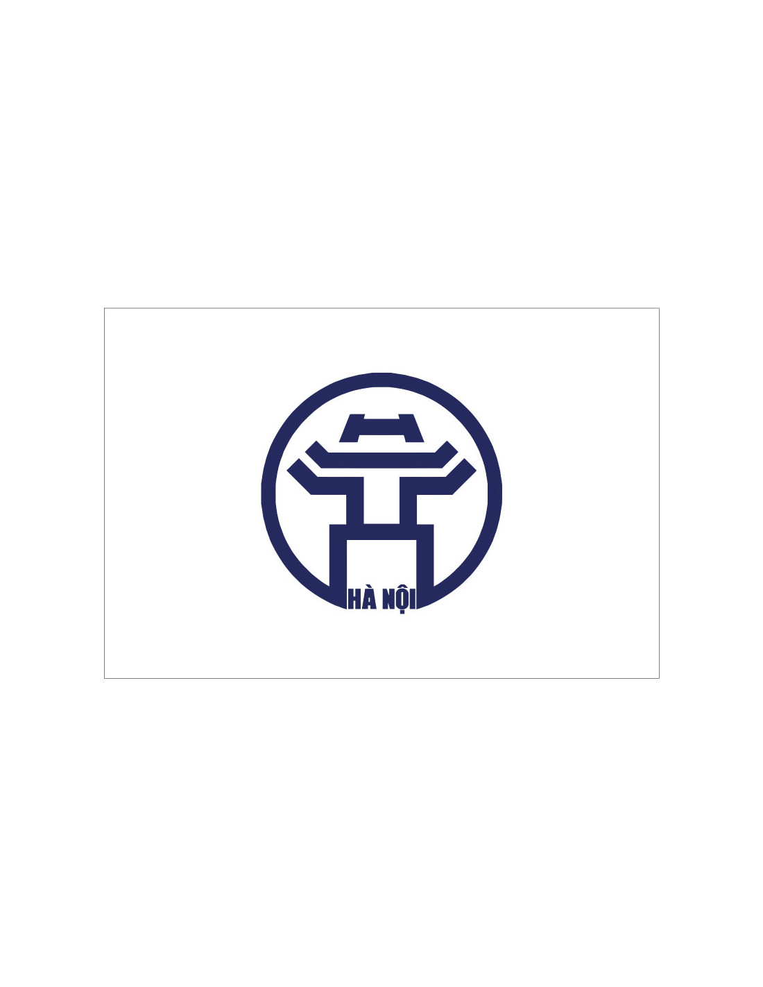 Bandera de Hanói. Vietnam