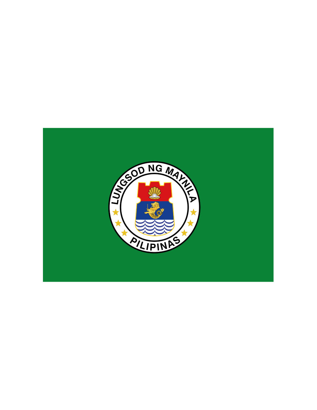 Bandera de Manila. Filipinas