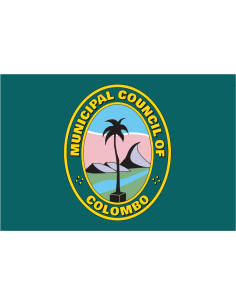 Bandera de Colombo. Sri Lanka