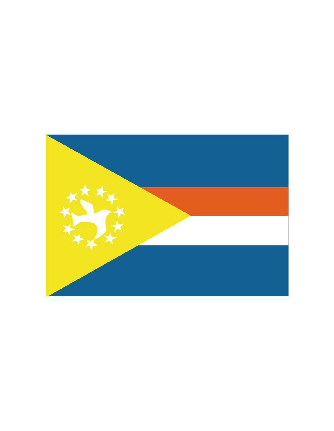 Bandera de Majuro. Islas Marshall