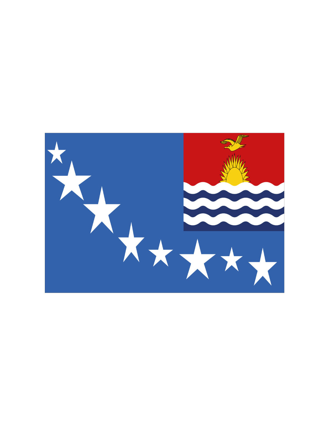 Bandera de Tarawa. Kiribati