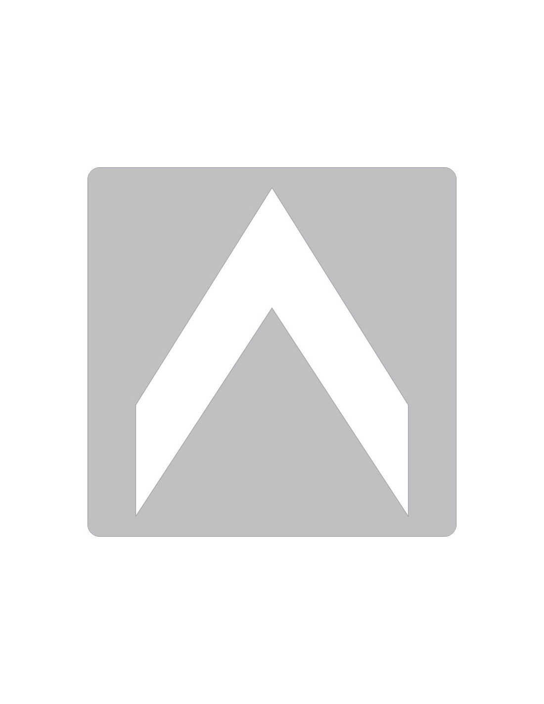 Plantilla Punta Flecha Sargento